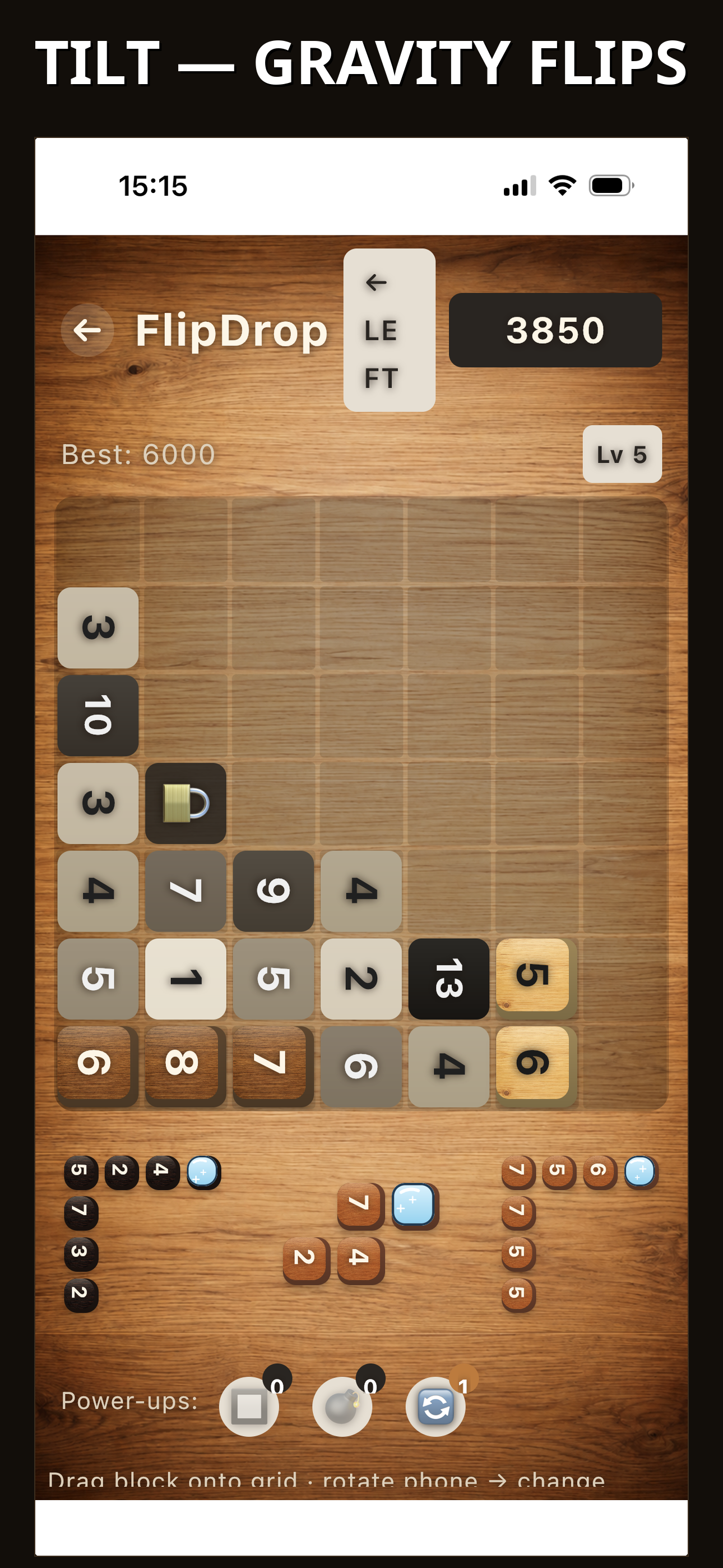 FlipDrop: Merge Number Puzzle screenshot 2