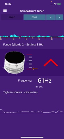 Samba Drum Tuner screenshot