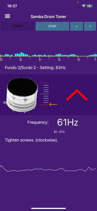Samba Drum Tuner Screenshot 2 of 10