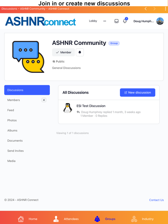 ASHNR connect iPad screenshot 3 - Medical app
