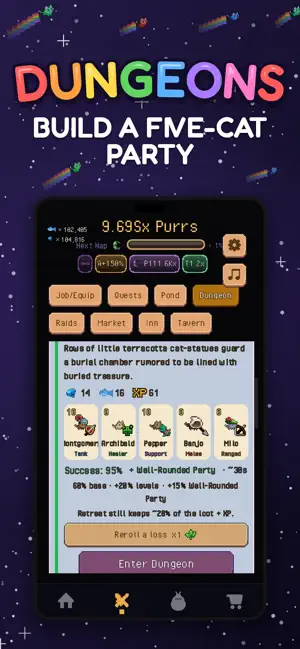 Catfinity: Idle Cat RPG screenshot 2