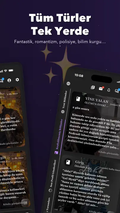 Kittap: Kitap Oku & Hikaye Yaz iPhone Ekran Görüntüsü 3
