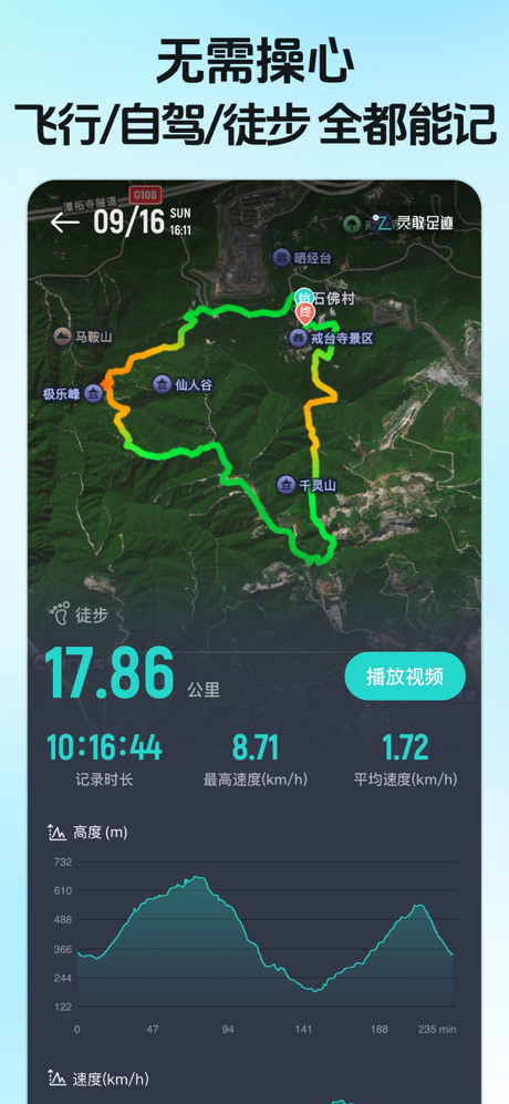 灵敢足迹-记录出行轨迹 点亮旅行城市地图 screenshot 3