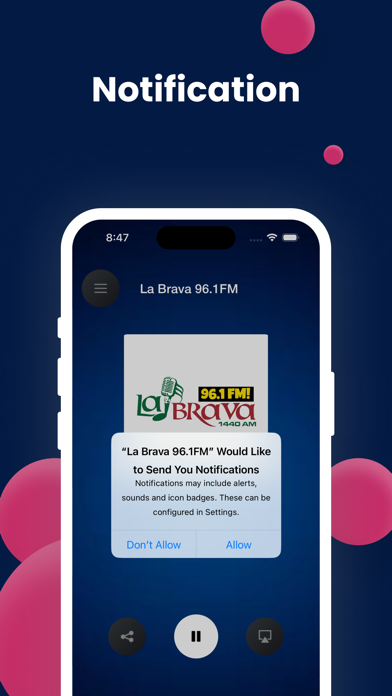 La Brava 96.1FM Screenshot
