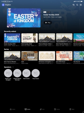 Kingdom Church SC iPad screenshot