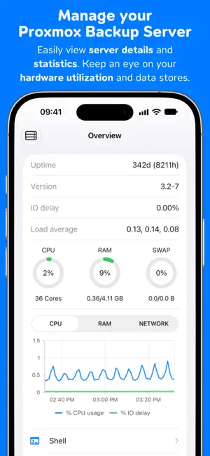 ProxMate Backup screenshot 1
