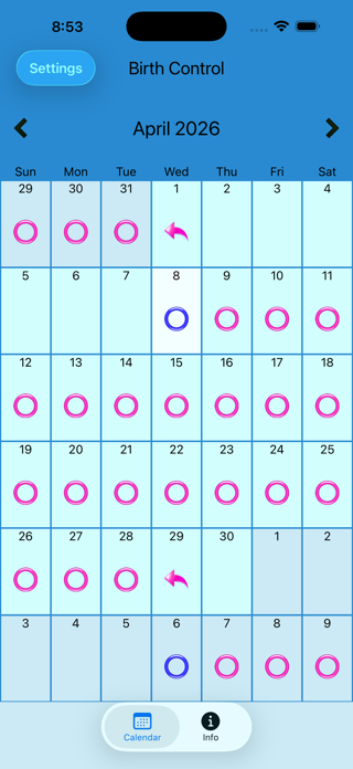 Birth Control Pill Reminder Screenshot 5 of 6