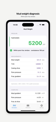 Oilfield Calculator: Drilling Screenshot 1 of 5