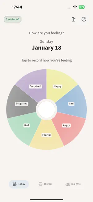 Wheel of Emotions screenshot 1