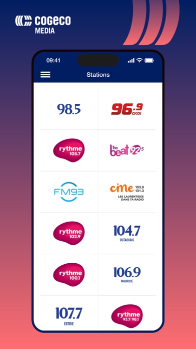 Cogeco Média Screenshot