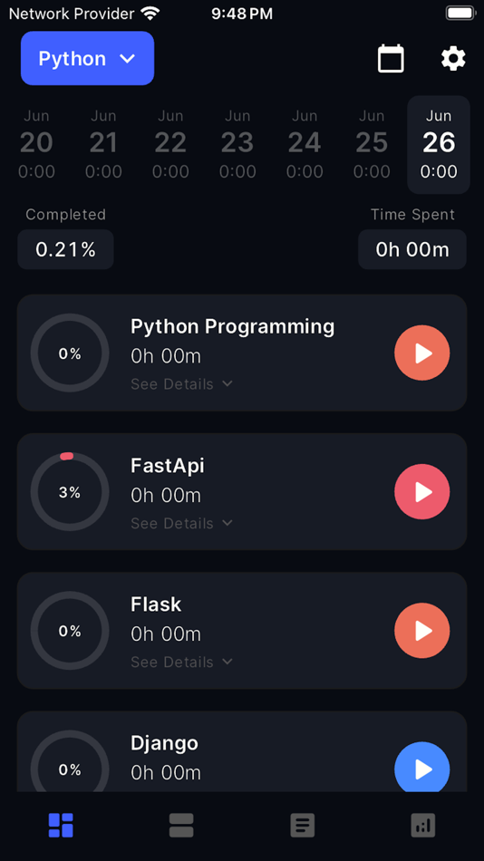 #1. Study Tracker & Timer: TrackIt (iOS) 由: Vineet Ranjan