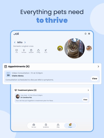 Joii Pet Care iPad screenshot 5