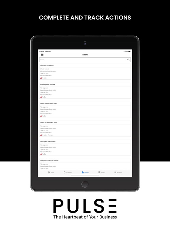 Pulse - Audits & Inspections iPad screenshot 4 - Business app
