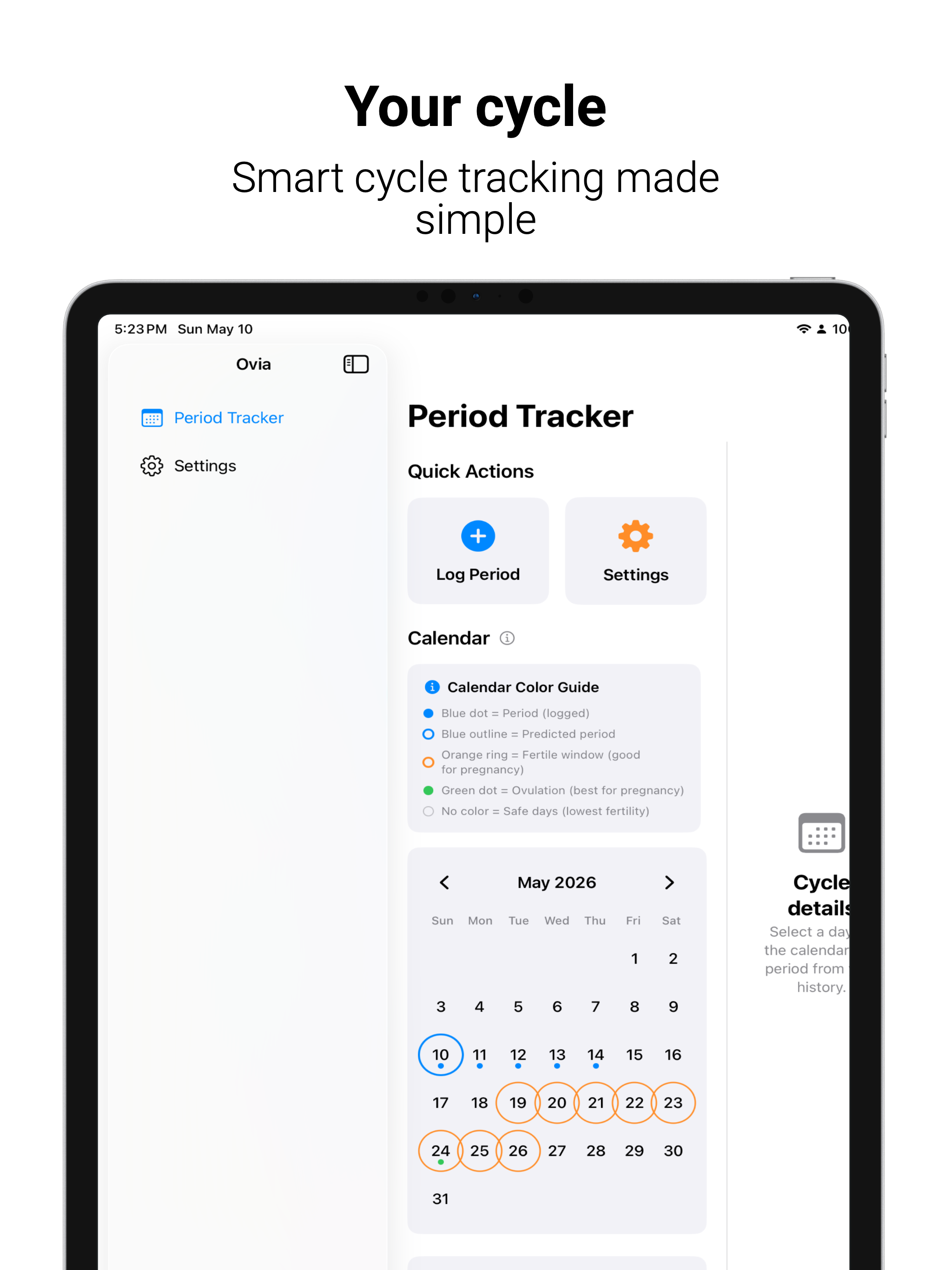 Ovia: Know your cycle screenshot 9
