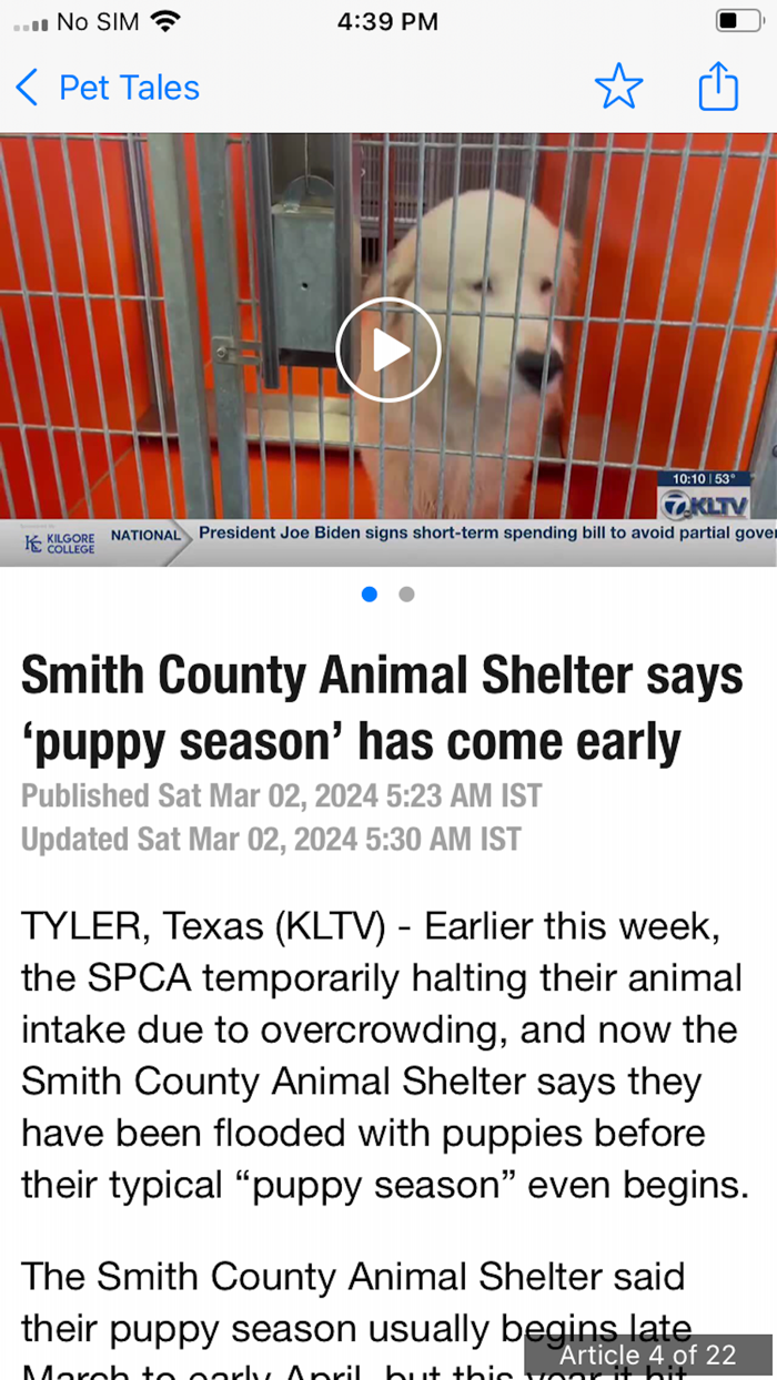 Pet Project KLTV-KTRE
