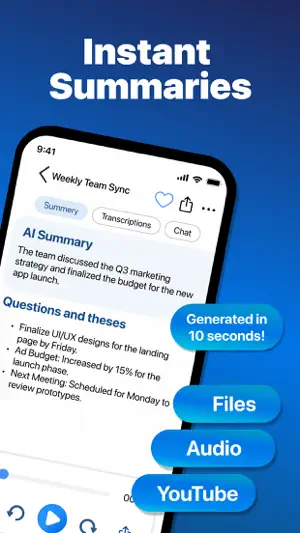 AI Note Taker・Meeting Summary screenshot 2