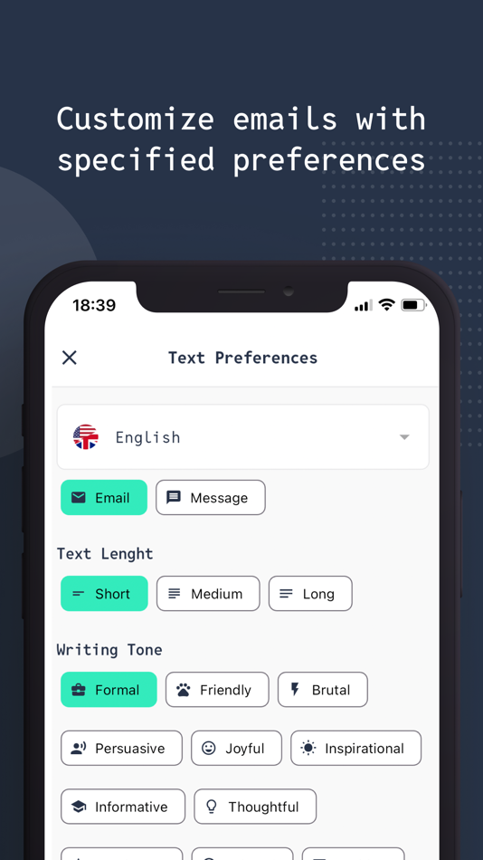 #3. AI Email or Message - Writerby (iOS) 由: Yusuf Uslu