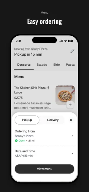 Saucy's Pizza screenshot 3