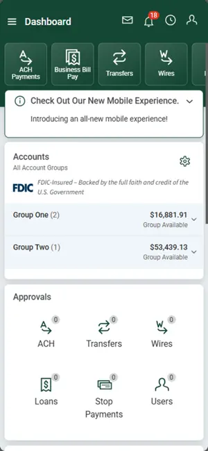 Stone Bank Treasury Mgmt screenshot 1