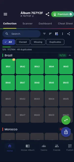 Soccer Sticker Album 2026 screenshot 1