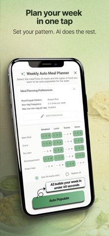 PlanNEat: Indian Meal Planner screenshot