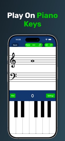 NoteRacer: Piano Sight-Reading iPhone screenshot