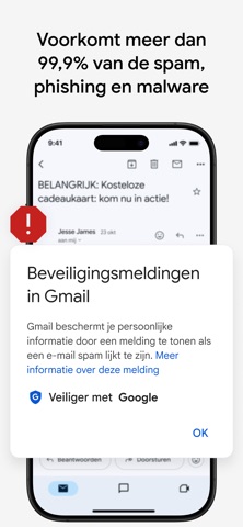 Gmail - E-mail van Google App Store preview screenshot 5