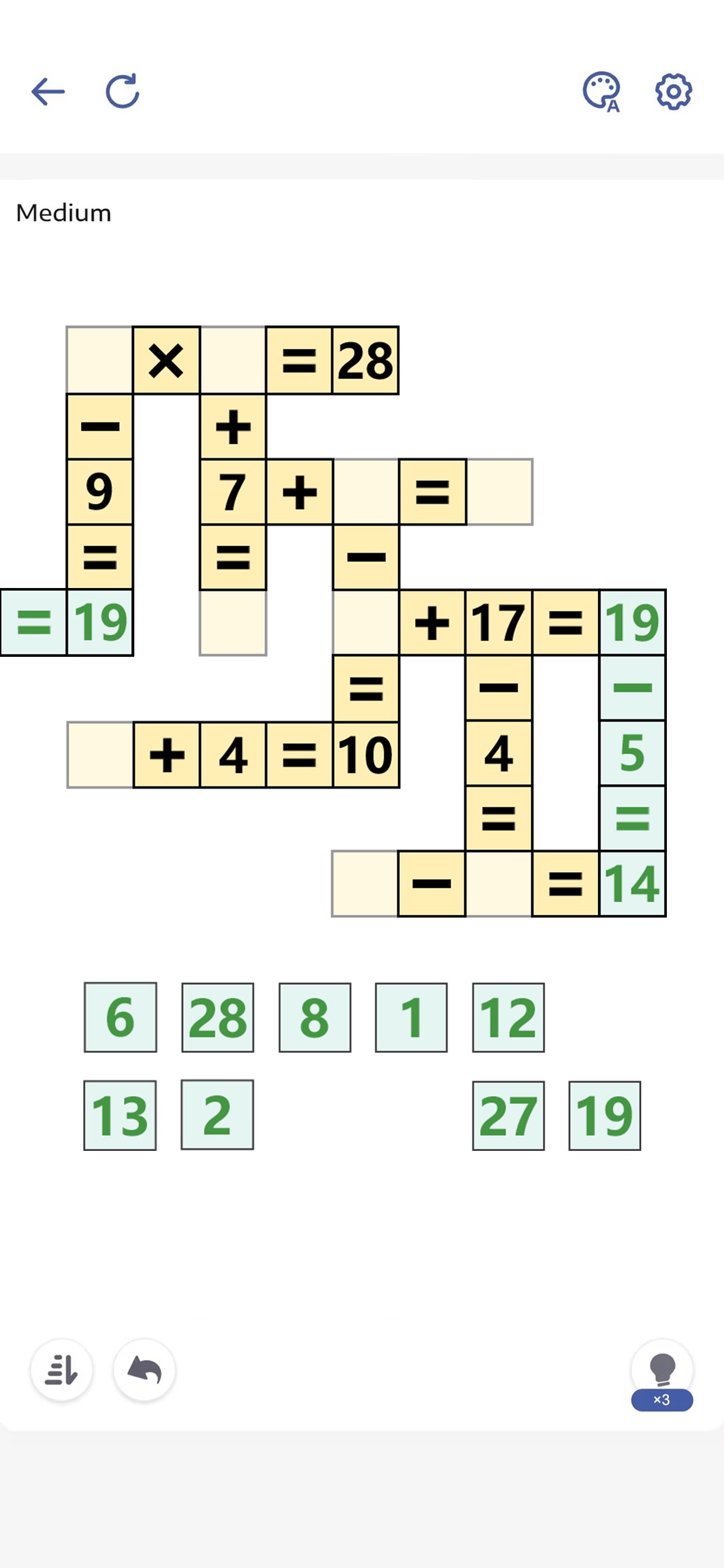 Math Puzzle Games - Crossmath® screenshot 3