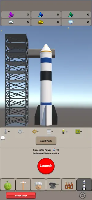 Mine&Launch: Melon's Spaceship screenshot 1