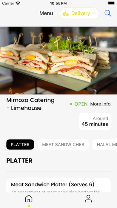 Mimoza Catering Screenshot