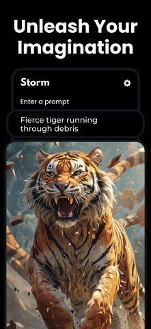Storm - AI Image Generator iPhone screenshot