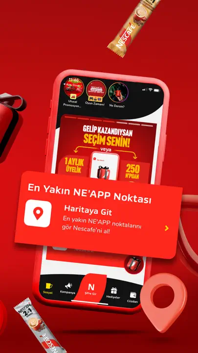 Nescafé NE'APP - İndir Kazan iPhone Ekran Görüntüsü 4