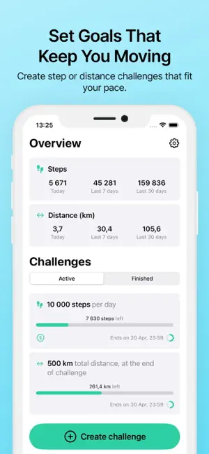 Pedometer Walking Challenge screenshot 2