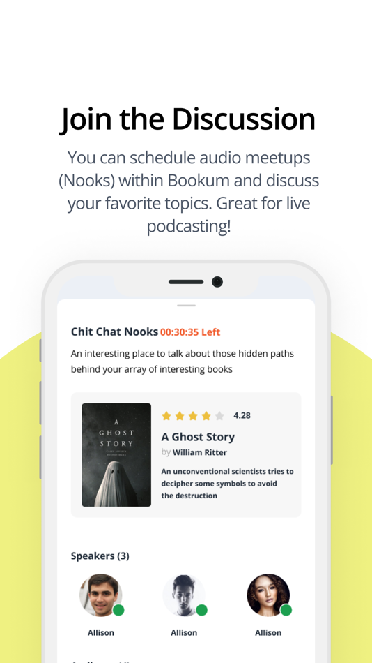 #4. Bookum: Discuss & Review Books (iOS) By: Bookum Inc.
