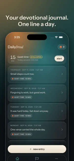 DailyBread: Bible Journal screenshot 1