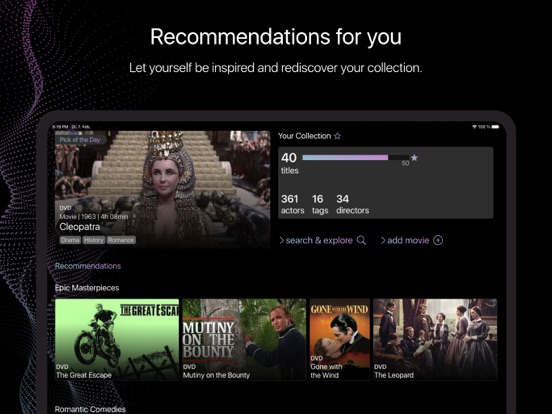 Movie Miner: DVD Collection iPad screenshot 5 - Productivity app