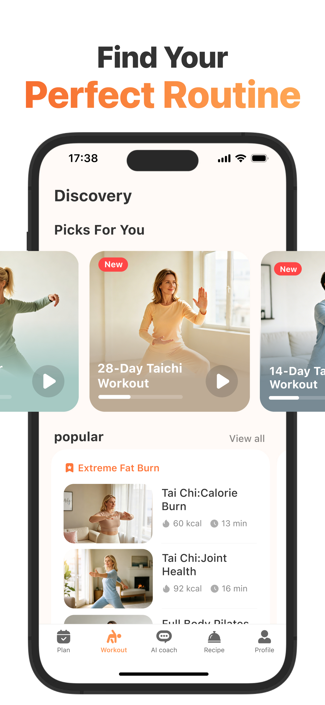 PlusFit:Tai Chi for Beginners screenshot 4
