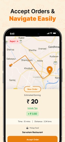 Winngs Delivery Partner screenshot