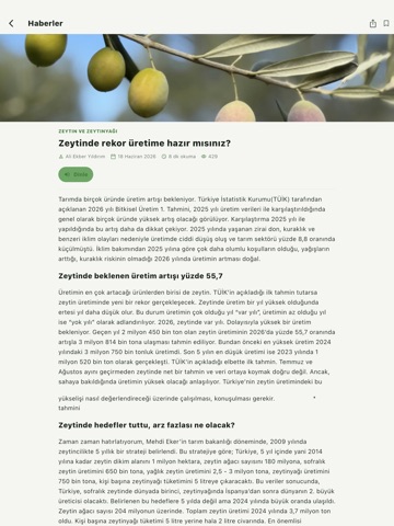 Tarım Dünyası haber iPad screenshot 5