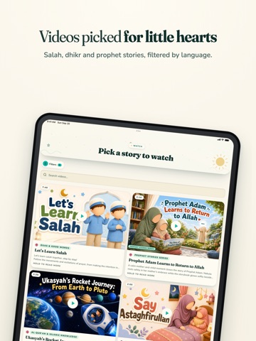 Nefa — Muslim Kids App iPad screenshot 7