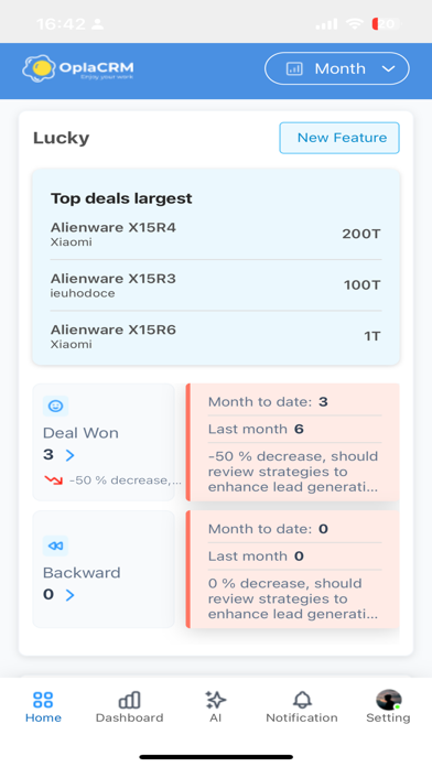 Opla CRM Pro Screenshot