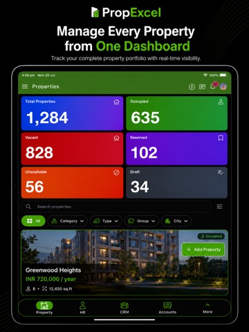 PropExcel iPad screenshot