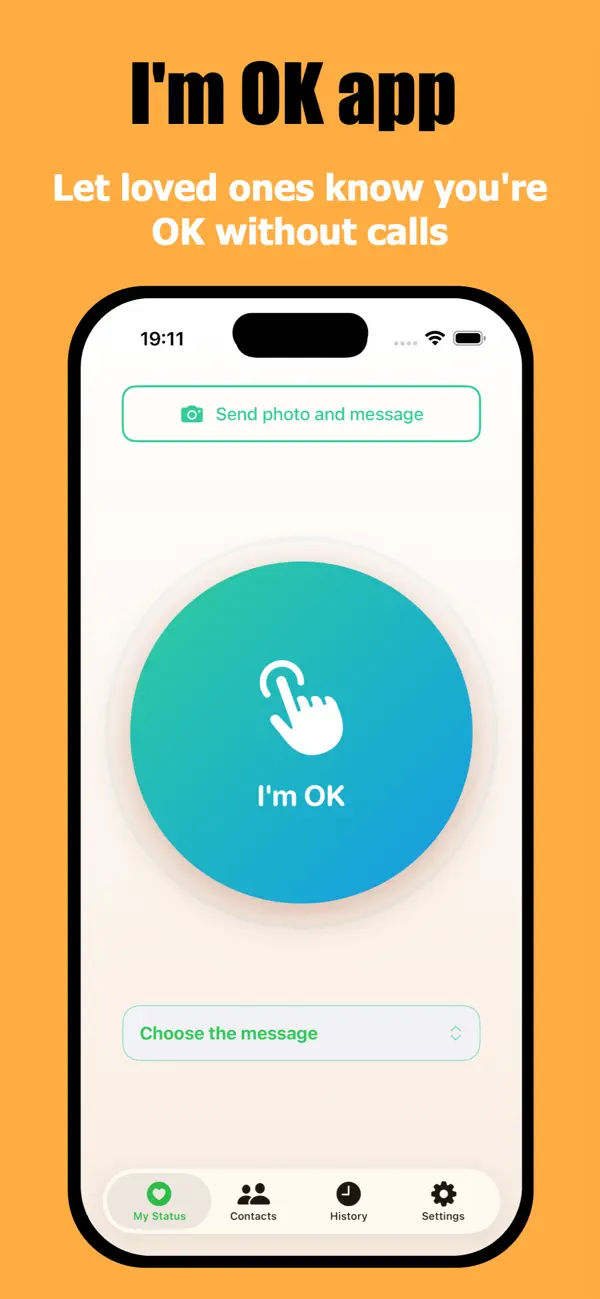 Screenshot #1 pour I'm OK: Safety Check