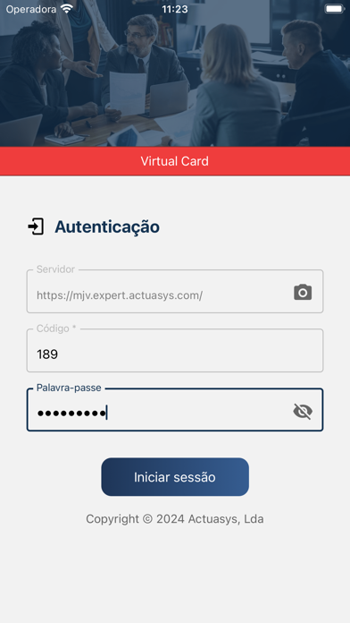 Virtual Card Screenshot