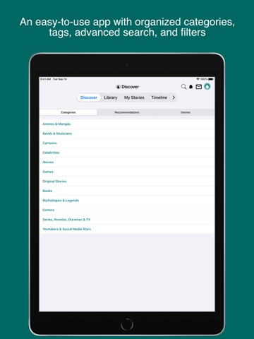 Spirit Fanfiction and Stories iPad screenshot
