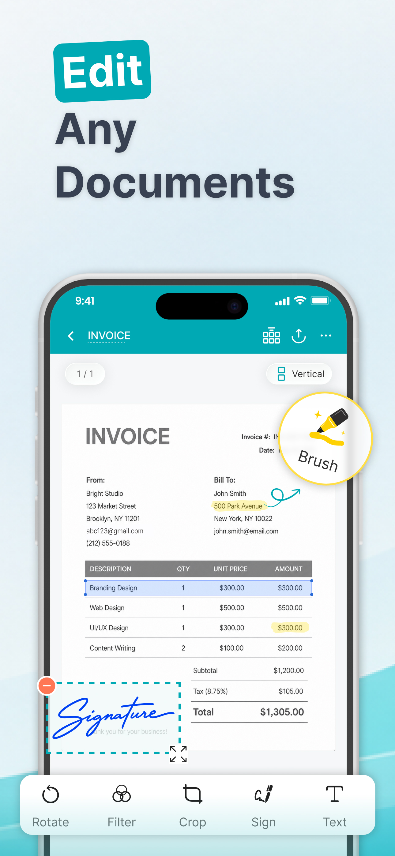 PanDoc - PDF Scanner & Editor screenshot 5