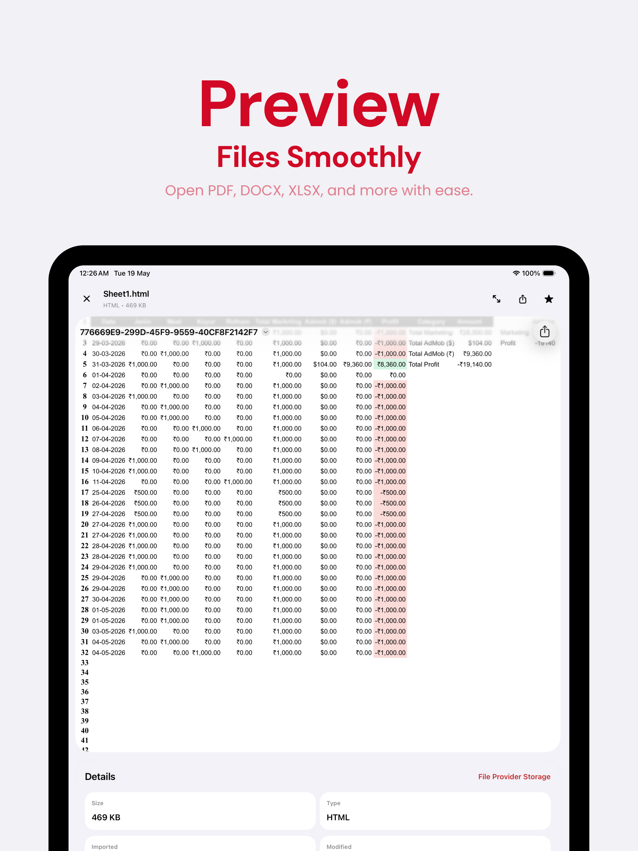 All Document Reader ~ Read PDF screenshot 10