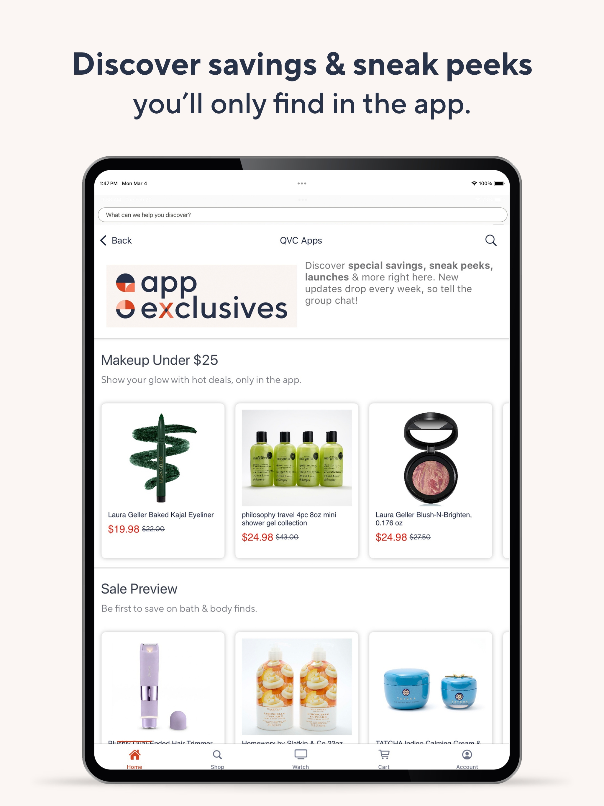QVC for Tablet (US) screenshot 4
