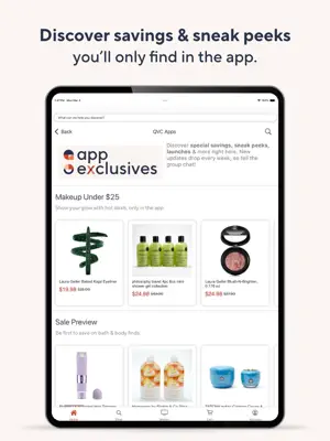 QVC for Tablet (US) screenshot 4