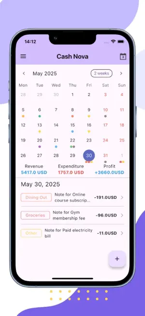 Cash: Expense Tracker screenshot 1